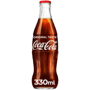 COCA COLA GLASS BTL 330ML