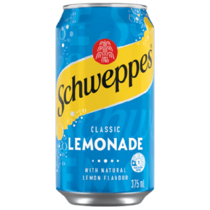 SCHWEPPES LEMONADE CAN 375ML