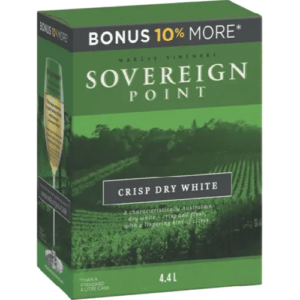 SOVEREIGN POINT CRISP DRY WHITE CASK 4L