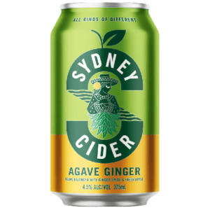 SYDNEY CIDER AGAVE GINGER 4.5% CAN 375ML