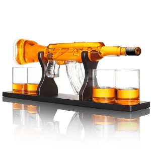 GATLING GOLD TEQUILA AK47 +SHOT GLASS