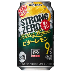 SUNTORY -196 STRONG ZERO BITTER LEMON 9% CAN 350ML