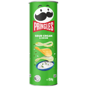 PRINGLES CHIPS SOUR CREAM & ONION 134GM