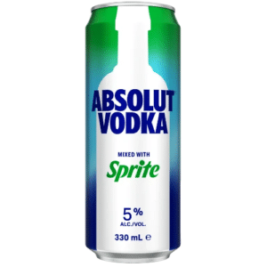 ABSOLUT & SPRITE 5% CAN 330ML