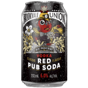 BROOKVALE UNION RED PUB SODA 6% CAN 330ML