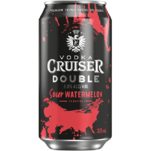 CRUISER DOUBLE SOUR WATERMELON CAN 375ML