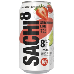 SACHI8 STRAWBERRY LIME ZERO SUGAR CAN 375ML