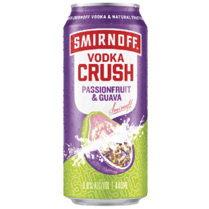 SMIRNOFF CRUSH PASSIONFRUIT-GUAVA 6% CAN 440ML